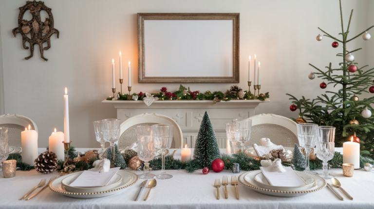 23 Christmas Dinner Table Settings Ideas