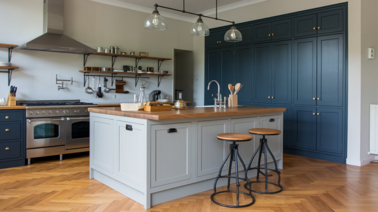 28 Blue-Gray Kitchen Cabinets Ideas: Transform Your Kitchen with Cool, Calming Tones