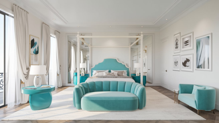 28 White and Turquoise Bedroom Ideas: Transform Your Space with Serenity and Style