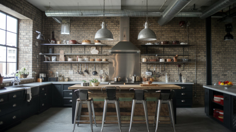 27 Industrial Loft Kitchen Ideas