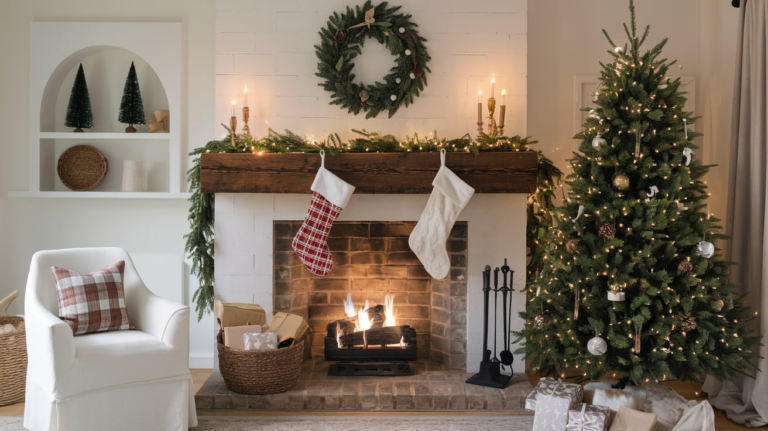 27 Christmas Fireplace Decor Ideas: Transform Your Hearth Into a Holiday Haven