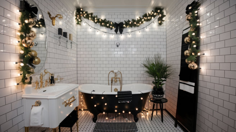 28 Christmas Bathroom Decor Ideas: