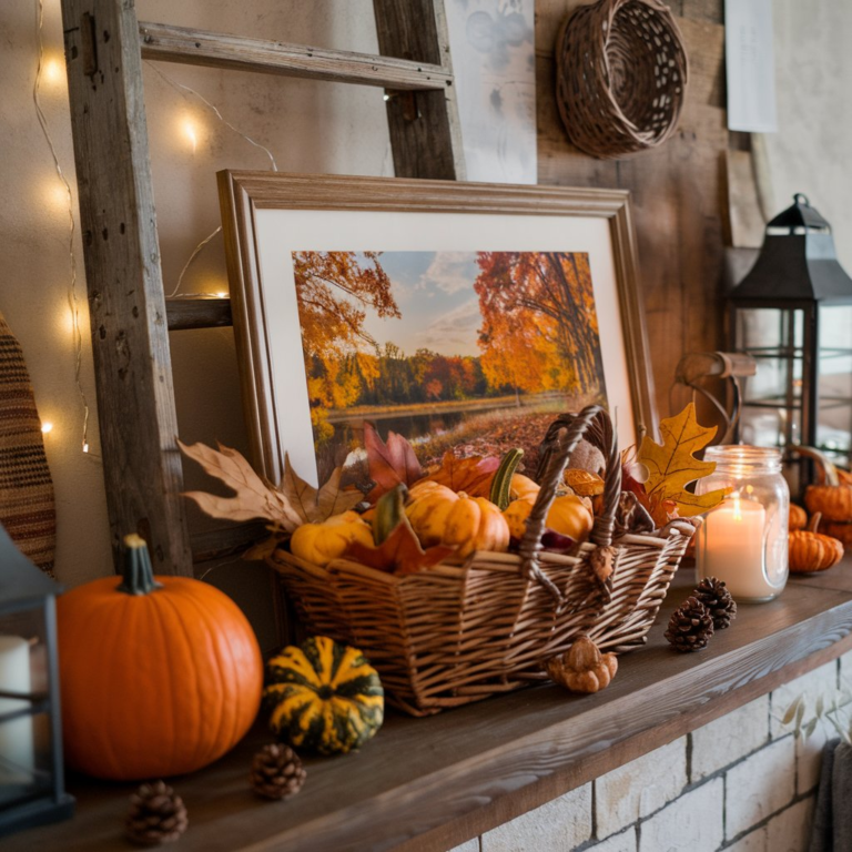 24 Stunning Fall Mantel Ideas to Transform Your Living Room This Autumn