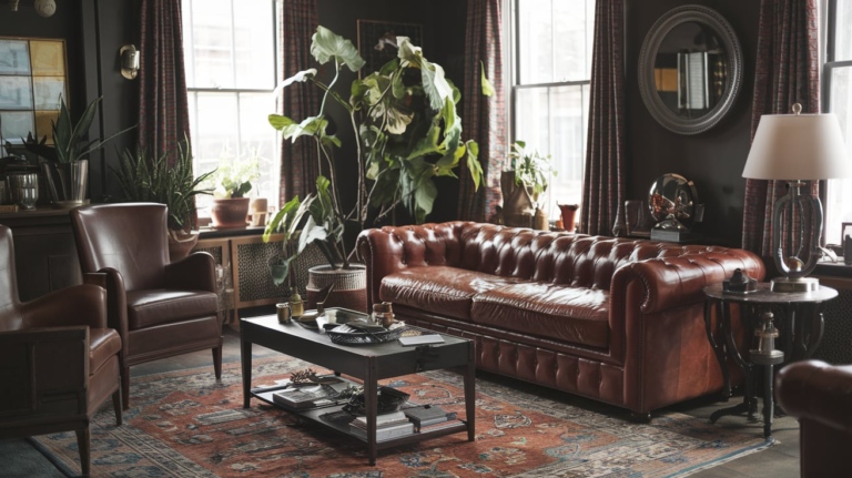 23 Leather Sofa Living Room Ideas for Timeless Elegance