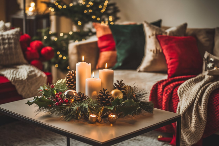 28 Christmas Coffee Table Decor Ideas