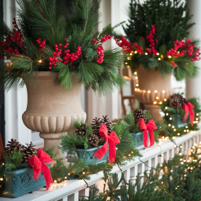 24 Festive Christmas Lights Balcony Ideas to Transform Your Outdoor