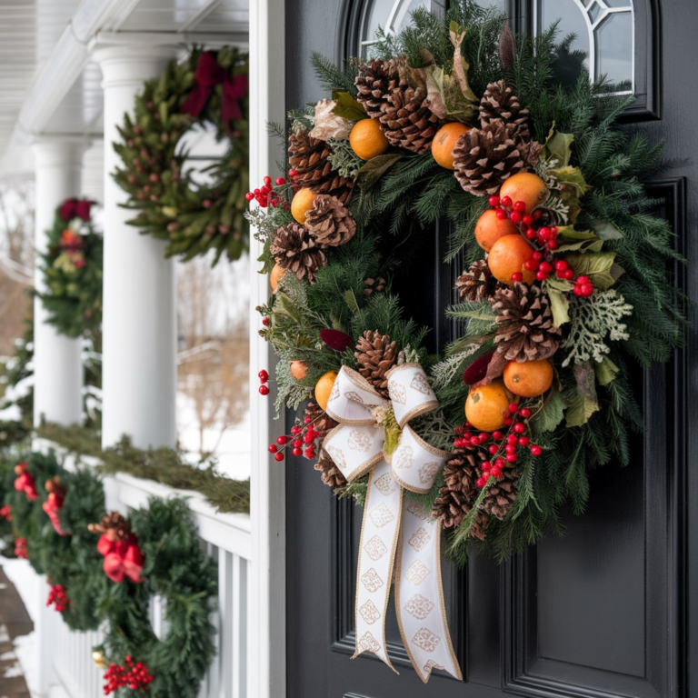 28 Latest Winter Wreath Ideas to Transform Your Front Door