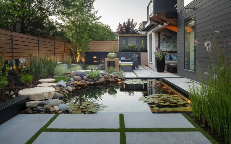 23 Modern Koi Pond Ideas to Transform Your Backyard into a Serene Oasis