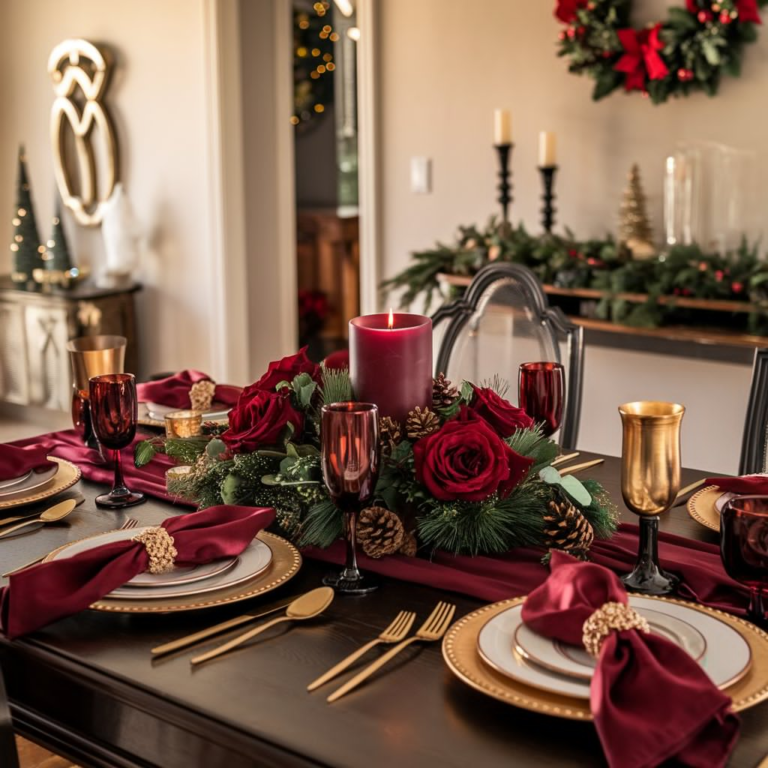 23 Christmas Table Runner Ideas to Transform Your Holiday Table into a Festive