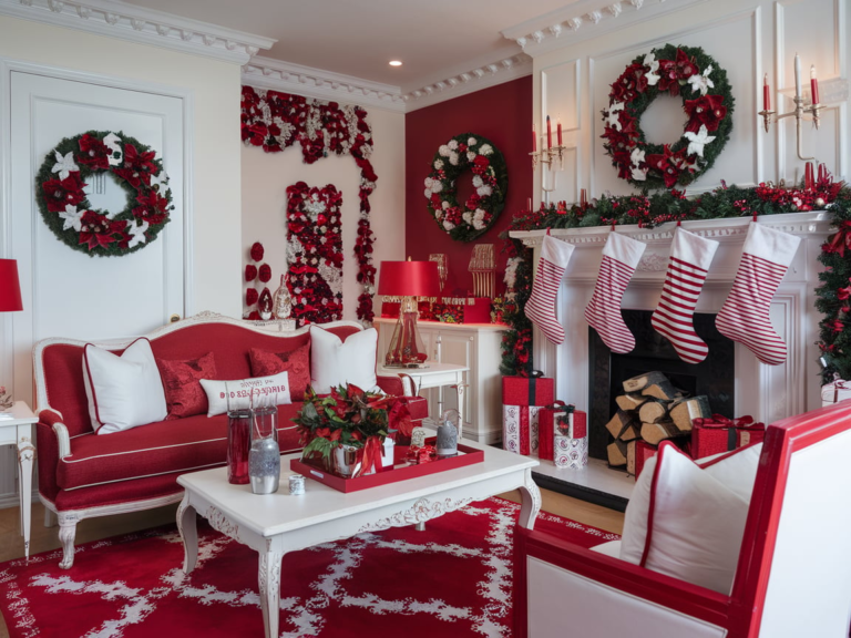 24 Stunning Red and White Christmas Decor Ideas to Transform Your Home