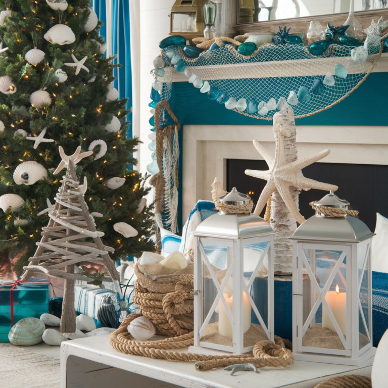 28 Coastal Christmas Decor Ideas to Transform Your Home into a Festive