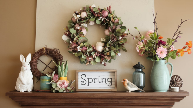 21 Spring Mantel Decorating Ideas to Refresh Your Home with Style