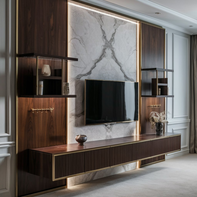 25 TV Console Decorating Ideas to Elevate Your Living Room with Modern